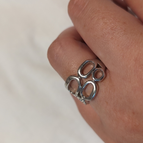 Lia Sophia Bubble Structure Ring - Sz 8 - Picture 6 of 13